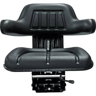 Universal Schleppersitz Traktorsitz gefedert Vinyl schwarz