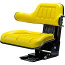 John Deere passend Schleppersitz Traktorsitz Sitz  PVC Gelb KS 44/2H