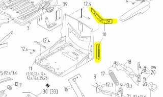 Grammer MSG 20 Reparatursatz für Sitzgestell kpl. 133177