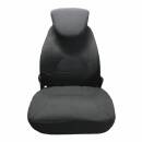 Klara Seats KS 94 Sitzoberteil Stoff mit Rückenverlängerung, Bandscheinbenstütze, Verstellschienen Spur 375mm