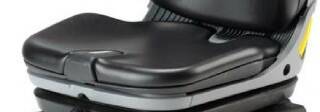KAB Compact Sitzkissen Sitzpolster für mechanisch gefederten Sitz PVC Schwarz