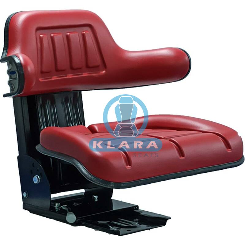 Traktorsitz Traktorensitz Treckersitz mit Federung 50-130 kg Schleppersitz  : : Auto & Motorrad