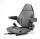 (109479 / 108354 benutzen) KAB P6 PVC Sitzschale mit Heizung 24V, Armlehnen u. Sitzschalter (nicht mehr lieferbar)