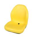 KS 4200 Sitzschale PVC gelb 482 mm breit und hoher Rücken passend für John Deere