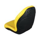 KS 4200 Sitzschale PVC gelb 482 mm breit und hoher Rücken passend für John Deere