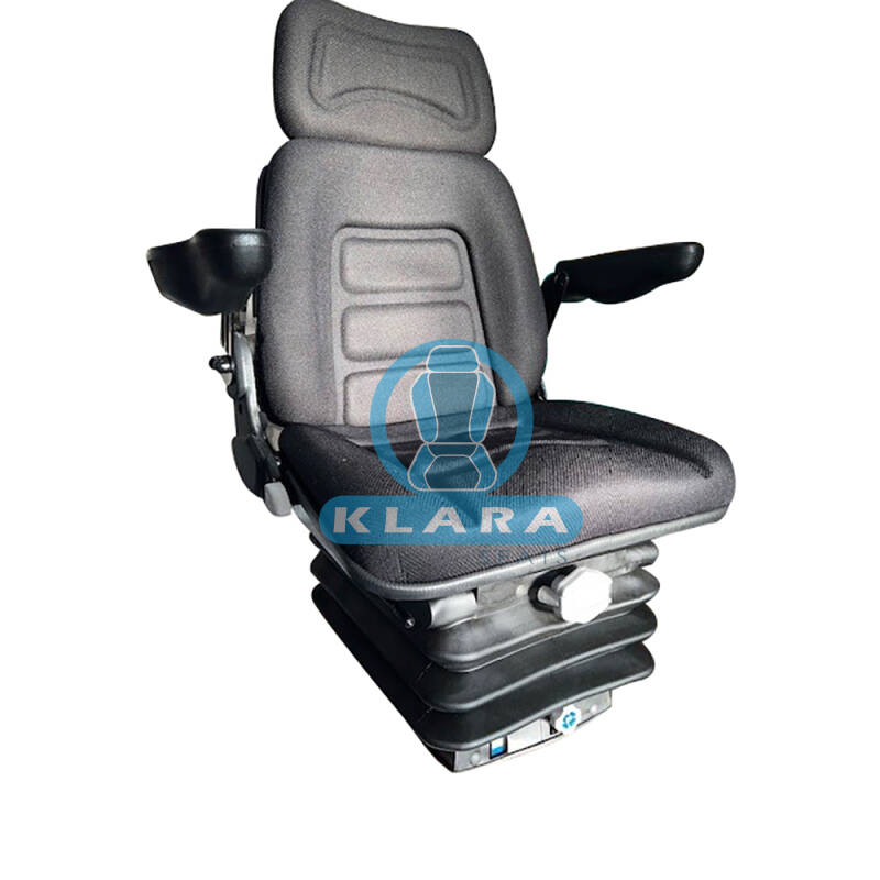 Schleppersitz Traktorsitz Sitz PVC mit Armlehnen und