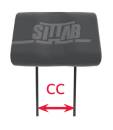 SITTAB Kopfstütze 6-Wege Soft 10/90° 10 mm schwarz