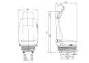 Klara Seats Basic M - LH Fahrersitz ohne Konsole 216mm...