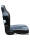 Klara Seats S922 Sitzoberteil PVC 615mm lange Rückenlehne inkl. Verstellschienen (ohne Rückenverlängerung)