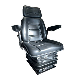 Luftsitz Schleppersitz Traktorsitz Fahrersitz PVC mit Armlehnen KS 95H/90ARM 12V