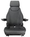 Klara Seats S923 Sitzoberteil Stoff  900mm lange Rückenlehne inkl. Verstellschienen, Armlehnen, Kopfstütze