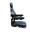 Klara Seats S922 Sitzoberteil PVC 615mm lange Rückenlehne inkl. Verstellschienen, Rückenverlängerung, Armlehnen kpl.