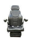 Klara Seats KS 95H/922ARM PVC luftgefedert 12V inkl. Armlehnen und Rückenverlängerung, Schleppersitz